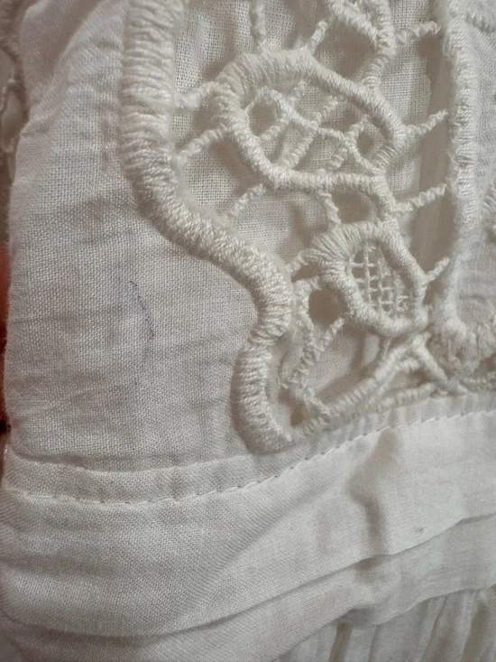 NEW | Forever That Girl Anthropologie Mock-Neck Lace Maxi Dress Sz: L Petite - Picture 9 of 14